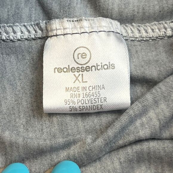 Real Essentials Joggers Medium Heather Gray Soft Knit Athleisure Lounge Pants - Picture 10 of 11